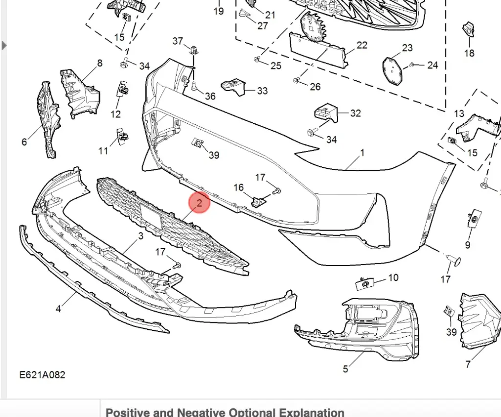 REJILLA INFERIOR MG ONE